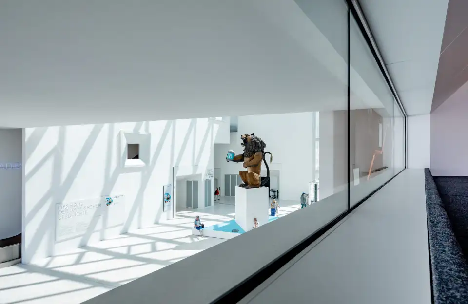 A view into the Entrance Hall of the museum.