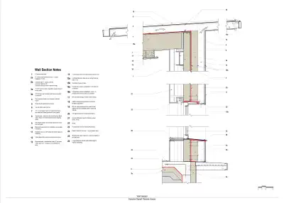 Figure 2 shows the detailing for the wall assembly.