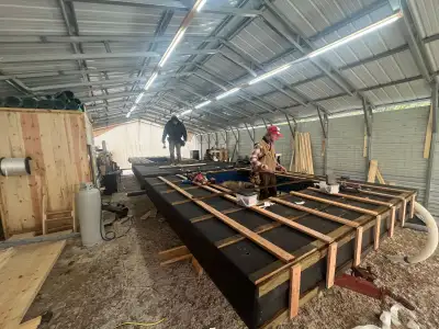 Manufacturing the TAMBS in Timber Age's facility in Colorado. Photo courtesy of Chris Hamm