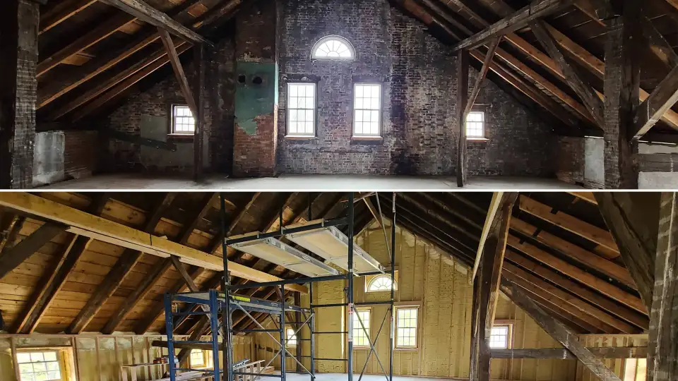 King's Block   Photo   Third Floor   Before and After