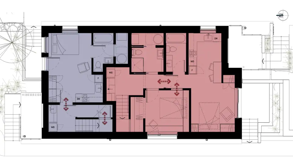 OneSEED BirdsWingPHPlus BasementPlan no shadow