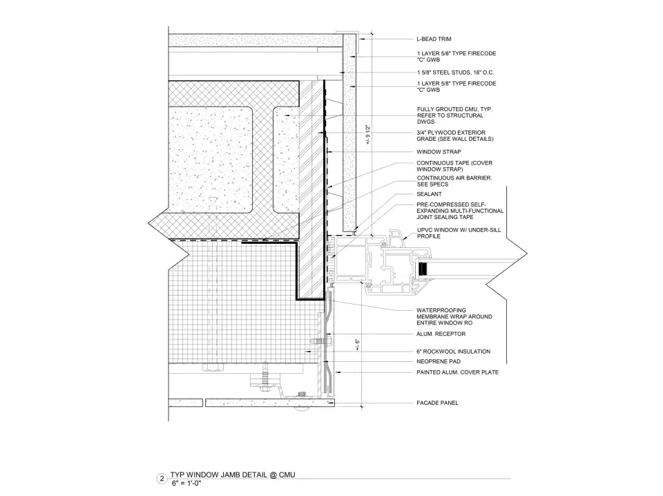 A20 Dekalb   North wall detail